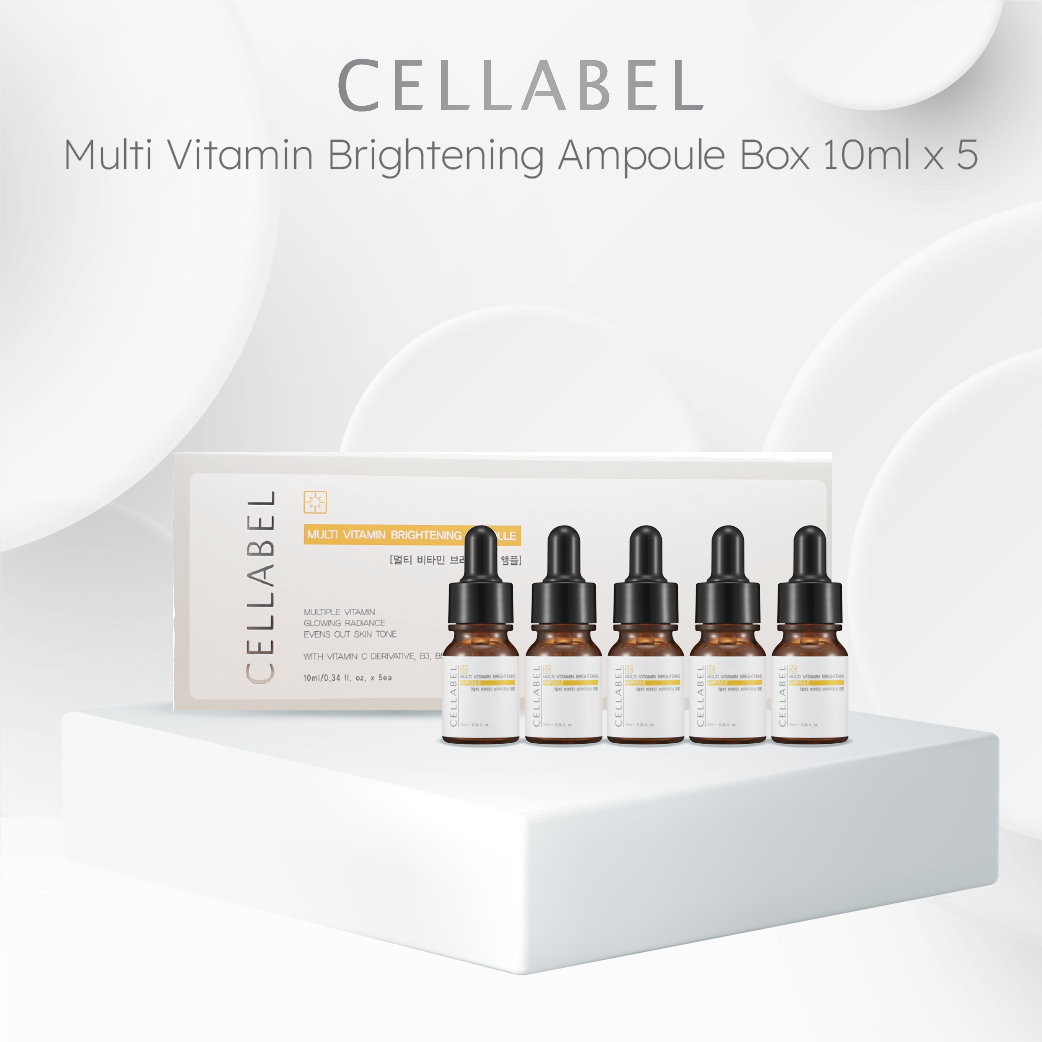 Tinh chất sáng da CELLABEL Multi Vitamin Brightening Ampoule 10ml x 5 lọ