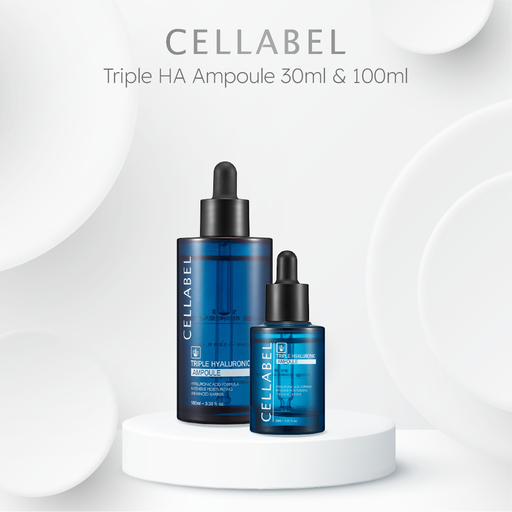 Tinh chất dưỡng ẩm chuyên sâu CELLABEL Triple HA Ampoule 30ml