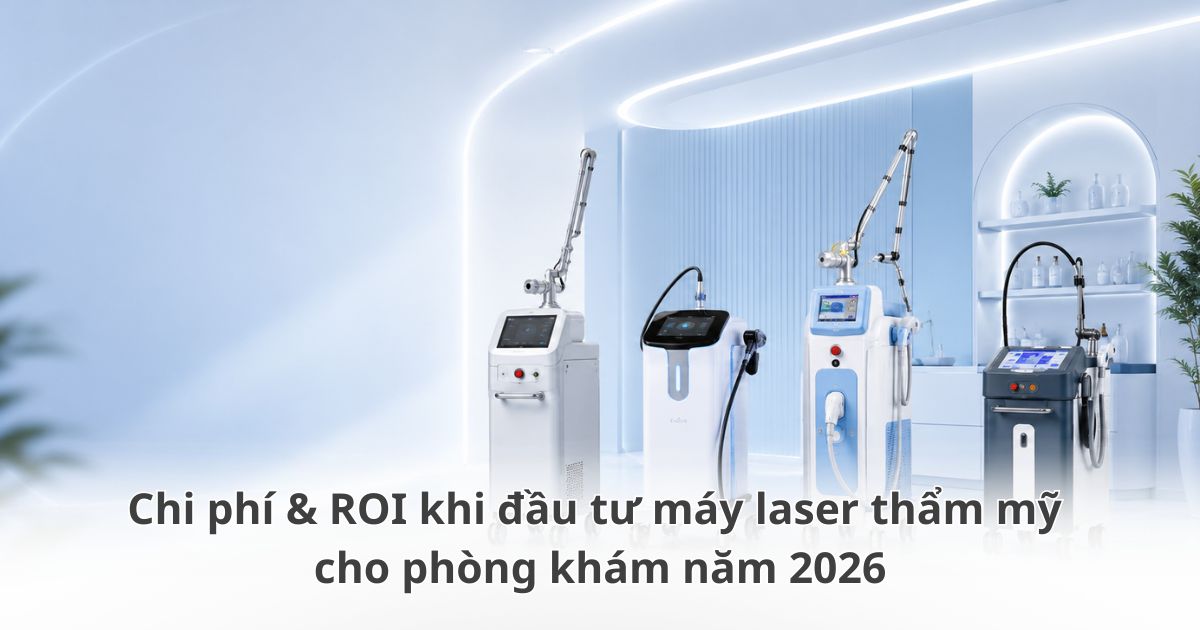 Chi phí khi đầu tư máy laser thẩm mỹ cho phòng khám