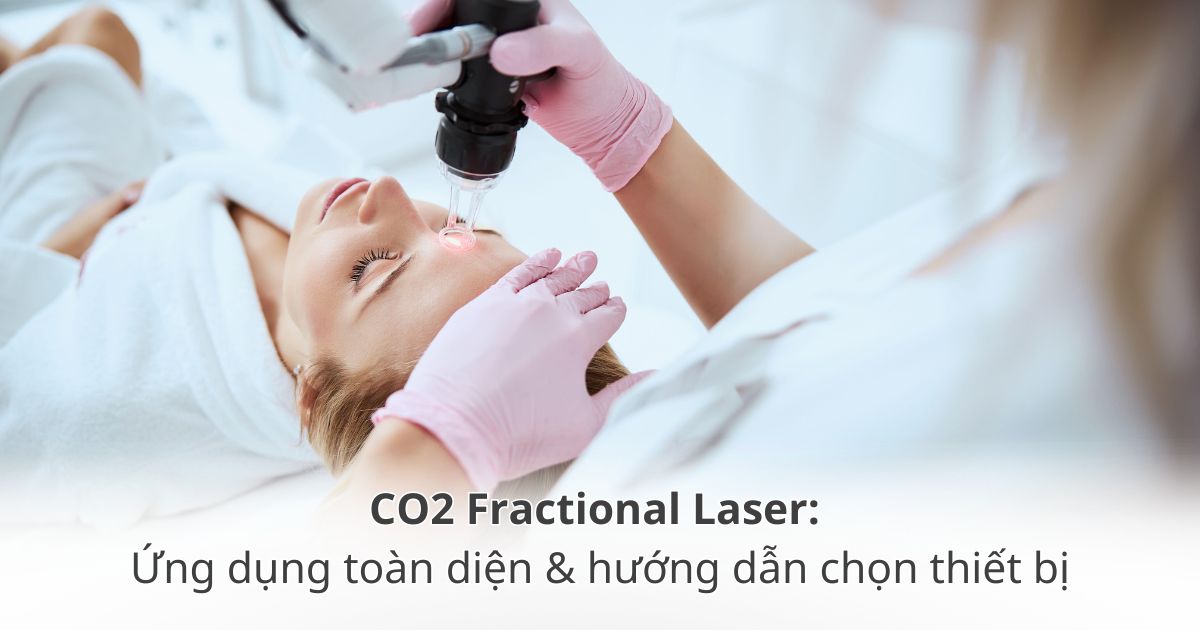 Ứng dụng và hướng dẫn chọn thiết bị Laser CO2 Fractional 