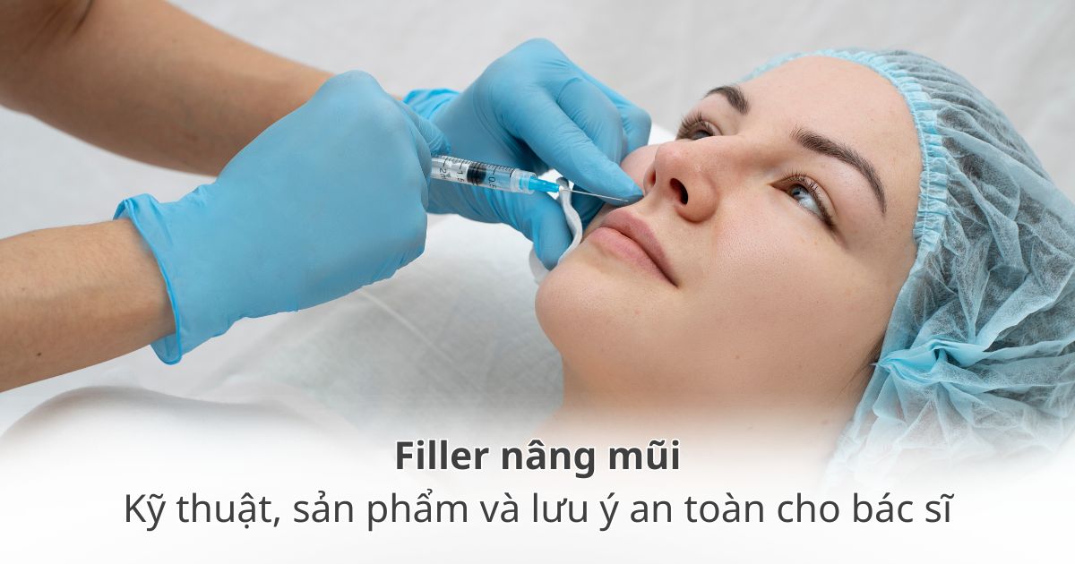 Kỹ thuật, sản phẩm và lưu ý khi tiêm filler mũi cho bác sĩ