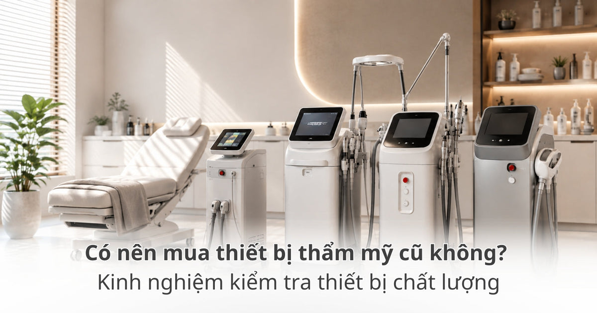 Kinh nghiệm mua thiết bị thẩm mỹ thanh lý