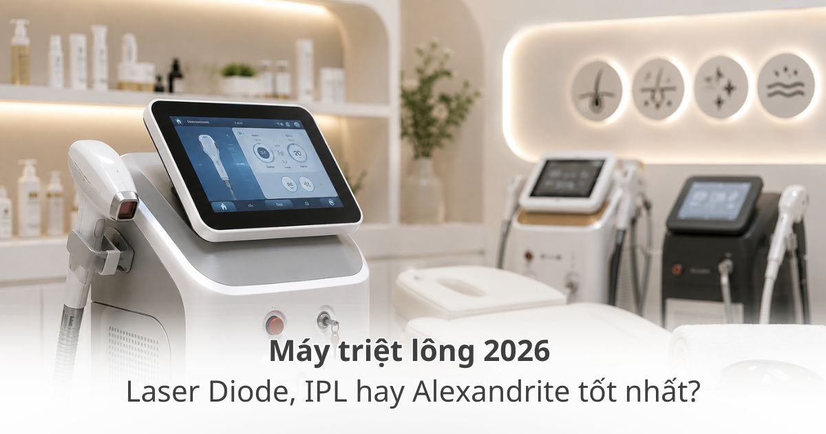 Lựa chọn thiết bị triệt lông tốt nhất 2026