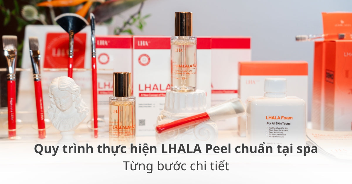 Quy trình peel da LHALA chuẩn spa