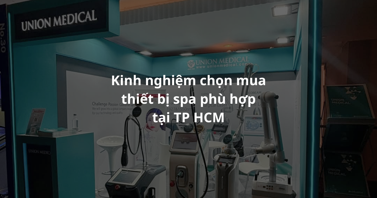 Hình ảnh showroom thiết bị spa và thẩm mỹ tại TP HCM