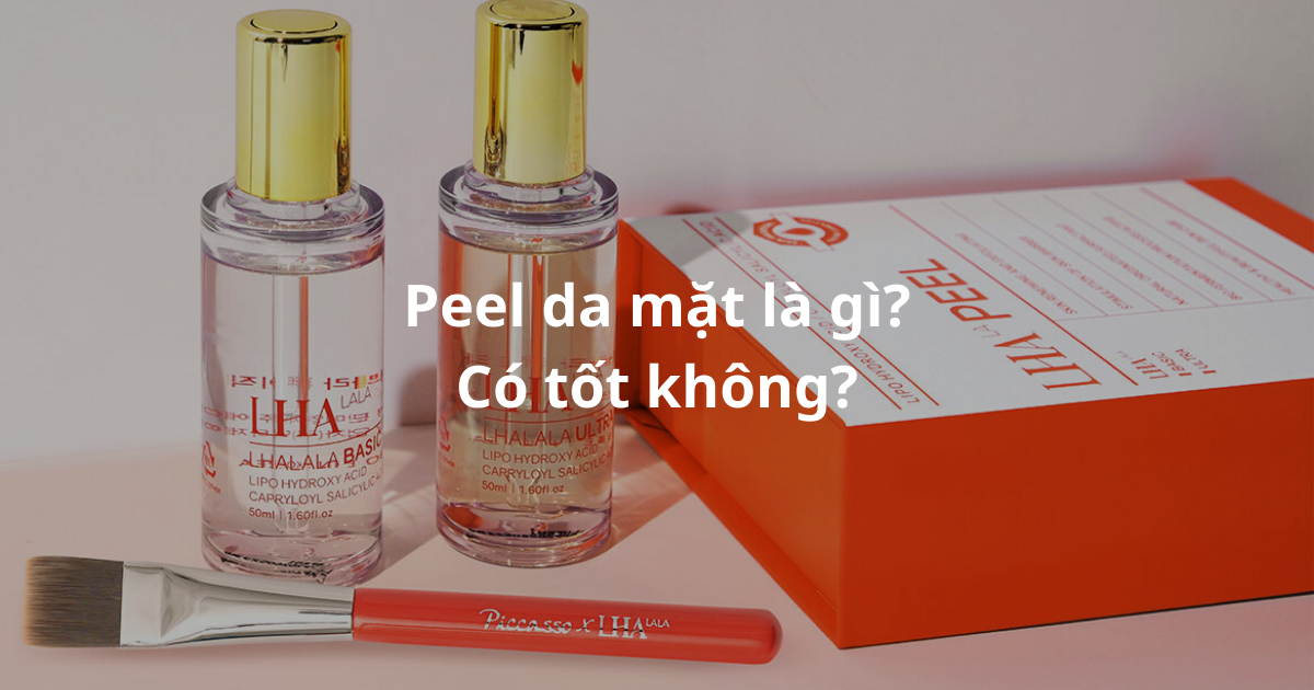 Hình ảnh quy trình peel da mặt tại spa và phòng khám thẩm mỹ