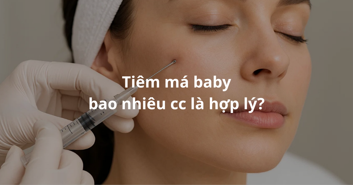 Hình ảnh tiêm filler má baby tại phòng khám thẩm mỹ chuyên nghiệp
