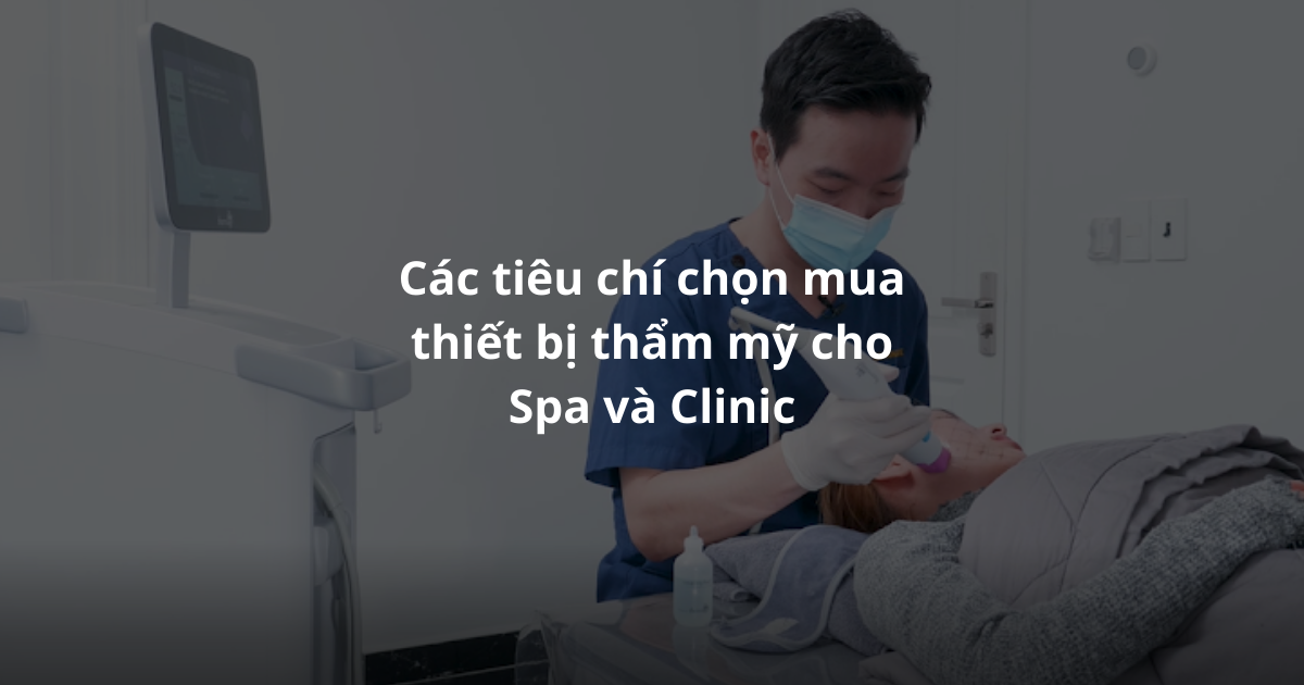 Hình ảnh thiết bị thẩm mỹ chuyên dụng cho spa và phòng khám