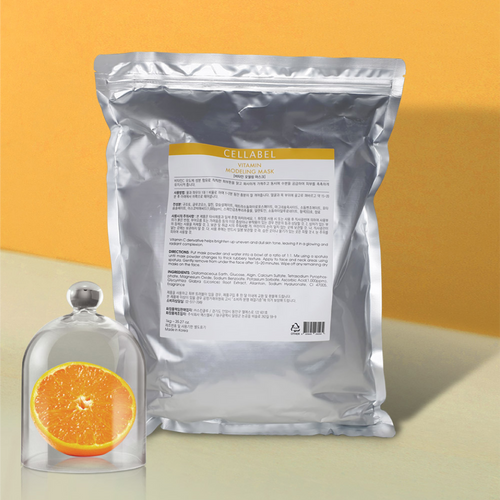 Túi mặt nạ bột sáng da CELLABEL Vitamin Modeling Mask chính hãng