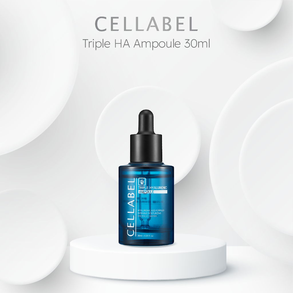 Tinh chất dưỡng ẩm chuyên sâu CELLABEL Triple HA Ampoule 30ml chính hãng