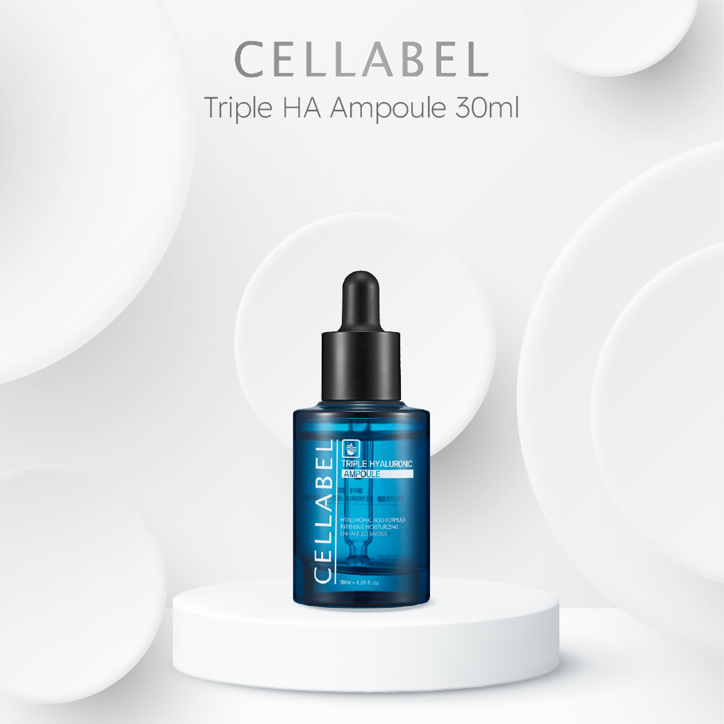 Tinh chất dưỡng ẩm chuyên sâu CELLABEL Triple HA Ampoule 30ml chính hãng
