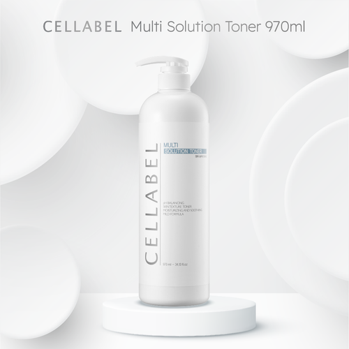 Nước cân bằng da cấp ẩm CELLABEL Multi Solution Toner 970ml size spa chính hãng