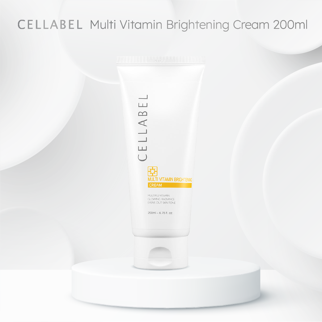 Kem dưỡng trắng da CELLABEL Multi Vitamin Brightening Cream 200ml chính hãng