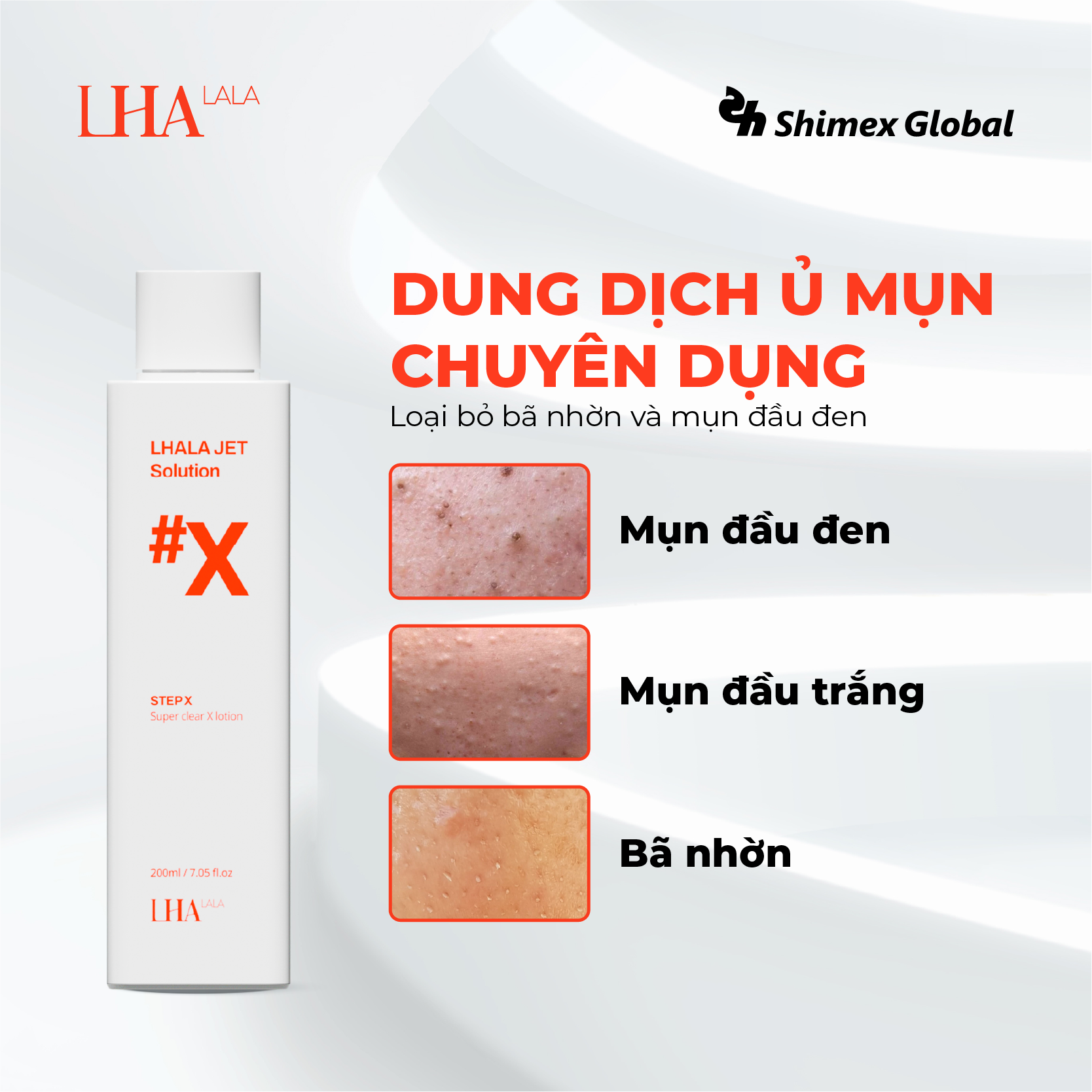 Dưỡng chất ủ mụn chuyên dụng LHALA X-Solution