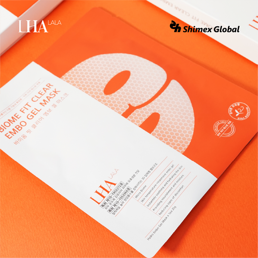 Mặt nạ gel trong suốt LHALA Biome Fit Clear Embo Gel Mask Pack