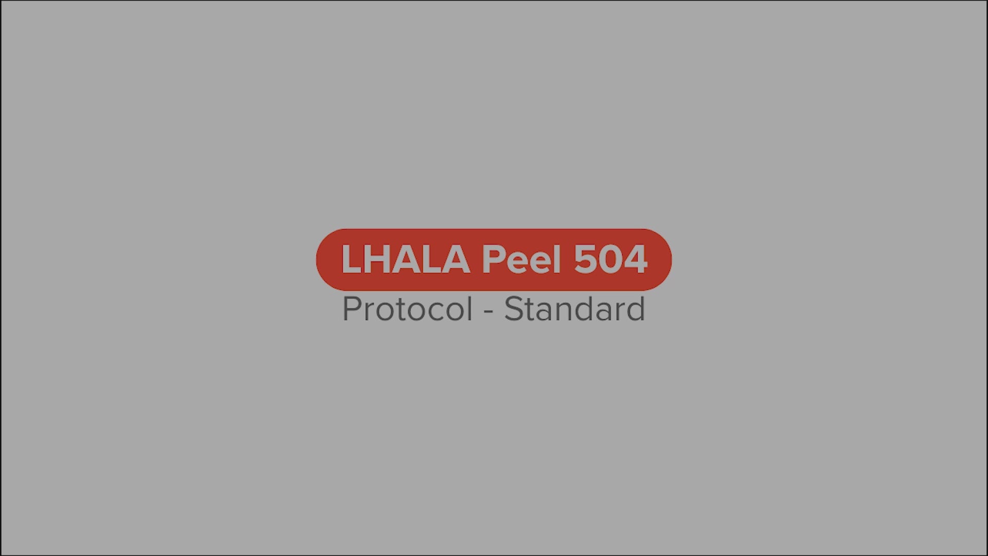 Video demo quy trình sử dụng LHALA Peel Set 