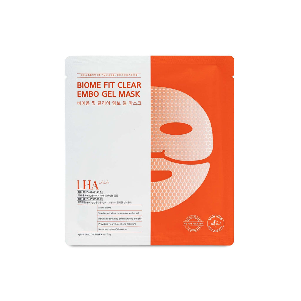 Mặt nạ gel trong suốt LHALA Biome Fit Clear Embo Gel Mask